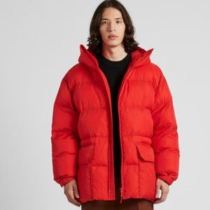uniqlo oversized puffer
